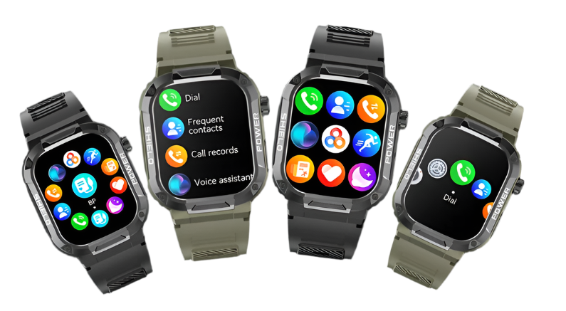 2024 Military-Grade Smartwatch – Rugged, Waterproof, and Ready for Action