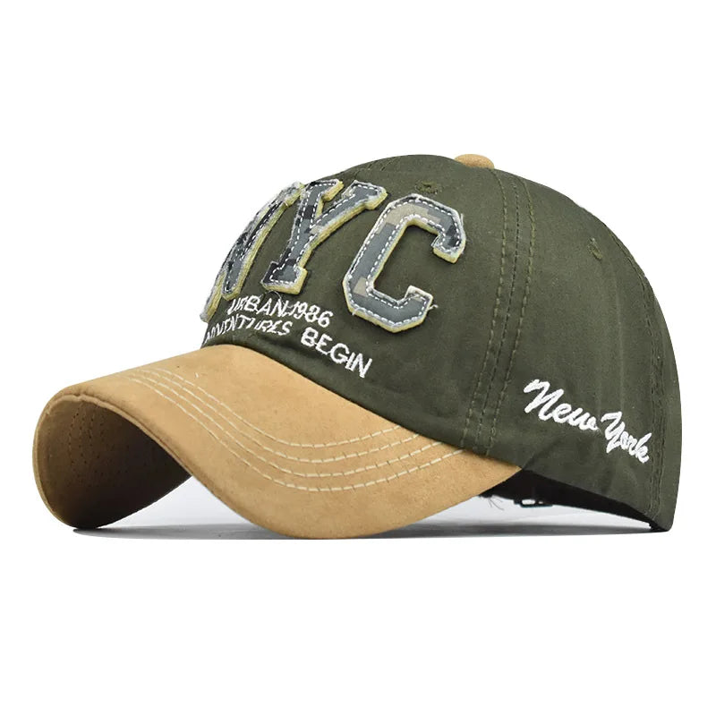 Retro-Style New York Snapback Baseball Cap