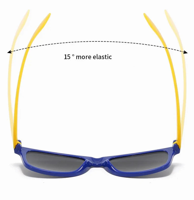 Children’s Square Frame Sunglasses – Stylish & Protective for Summer