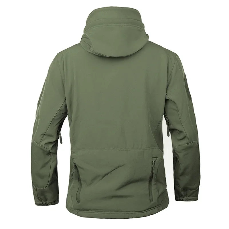 Men's High-Quality Soft Shell Hooded Coat