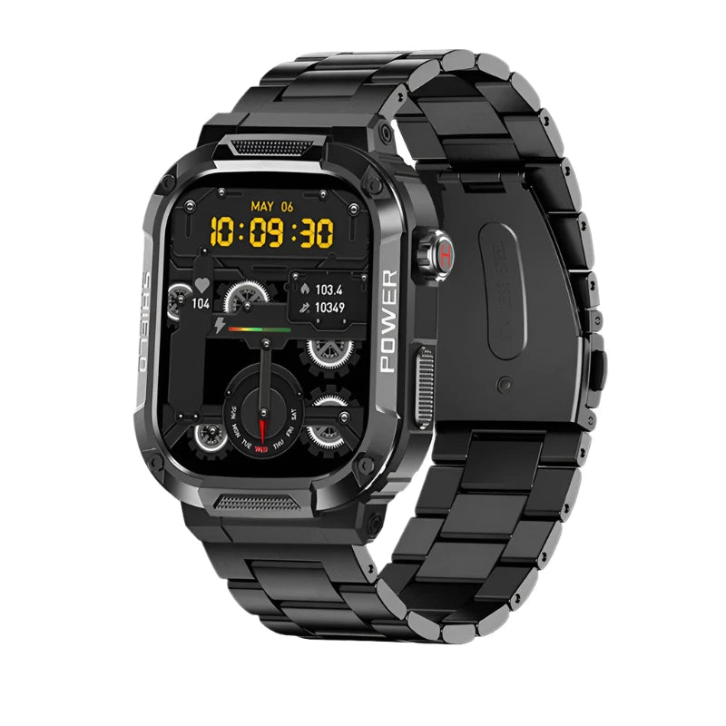 2024 Military-Grade Smartwatch – Rugged, Waterproof, and Ready for Action