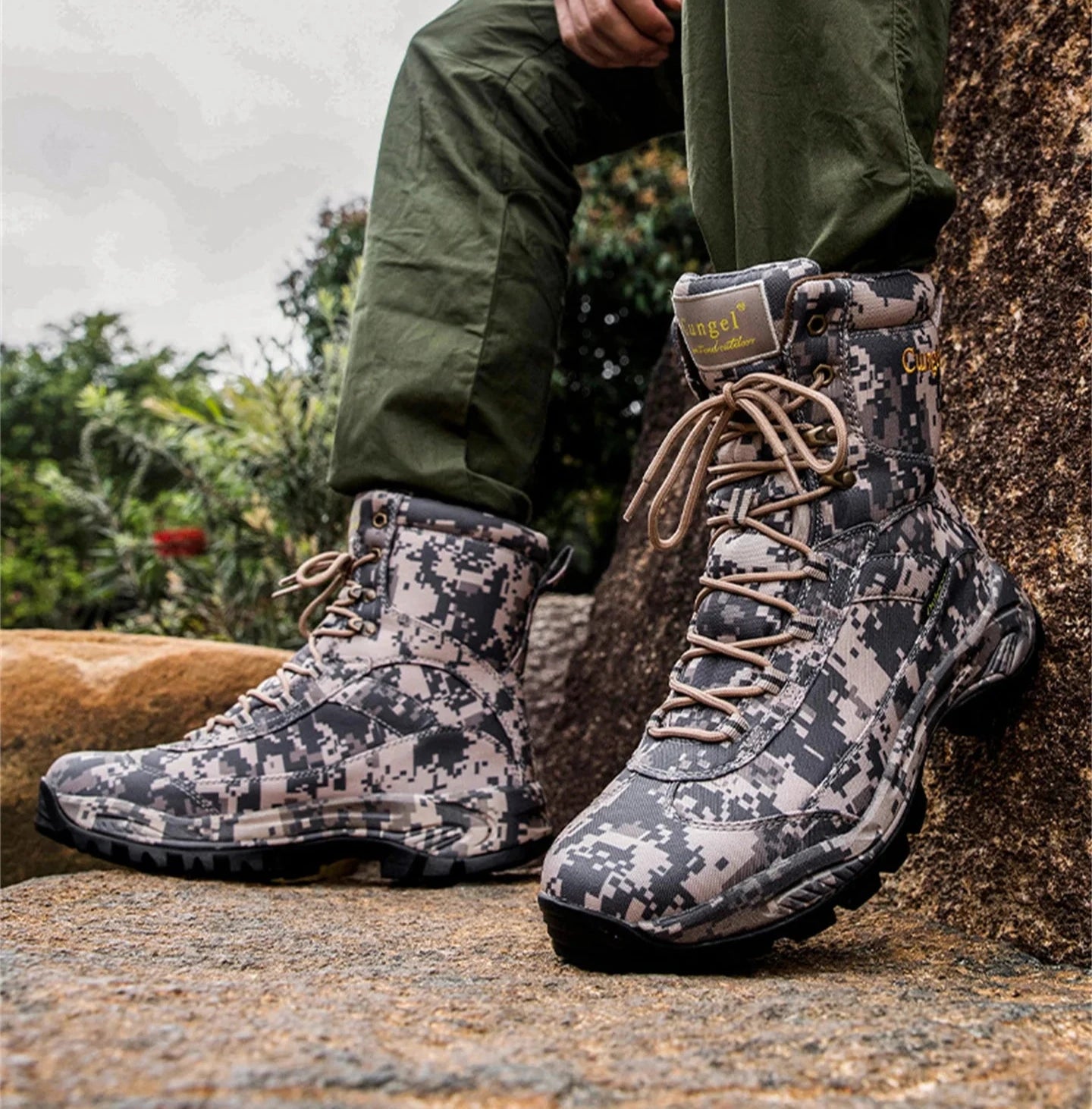 Men's High Top Camouflage Hunting Boots – Your Ultimate Outdoor Companion