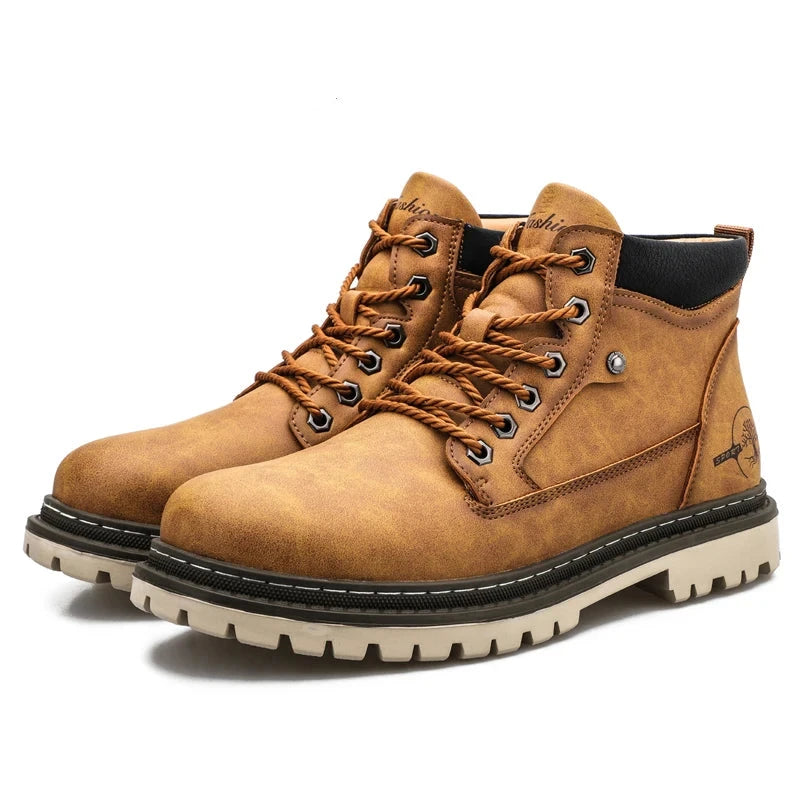 Men’s Retro Boots – Stylish Comfort for Autumn & Winter