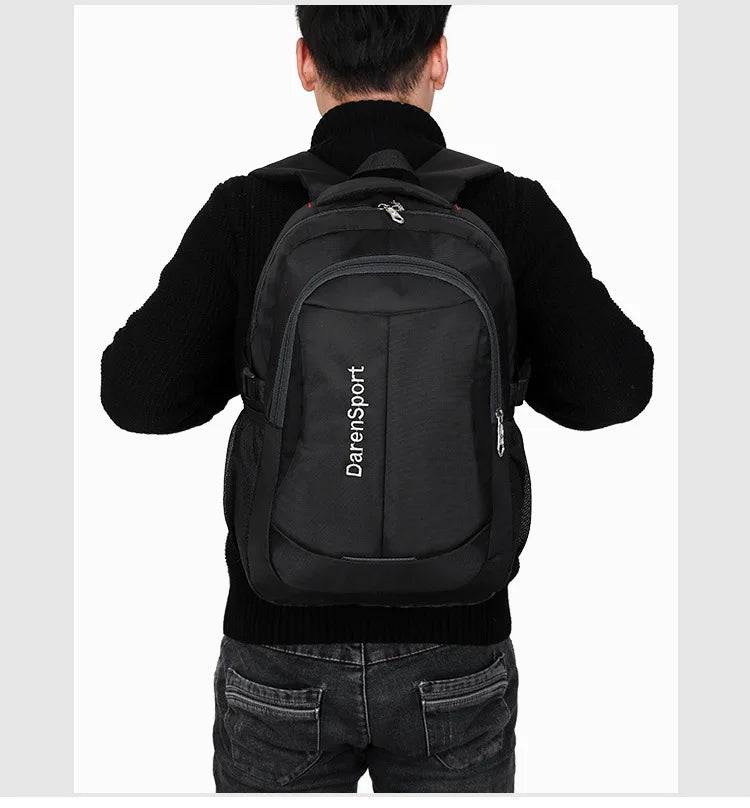 Oxford Shoulder Backpack – Lightweight Waterproof Travel Laptop Rucksack