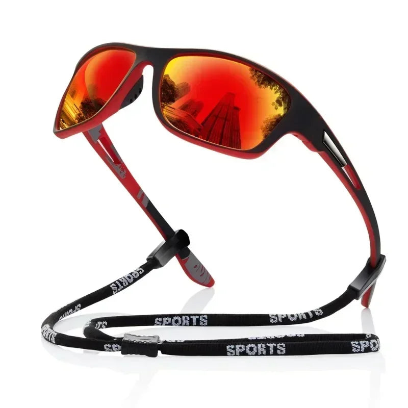 Polarized Sunglasses Casual Red