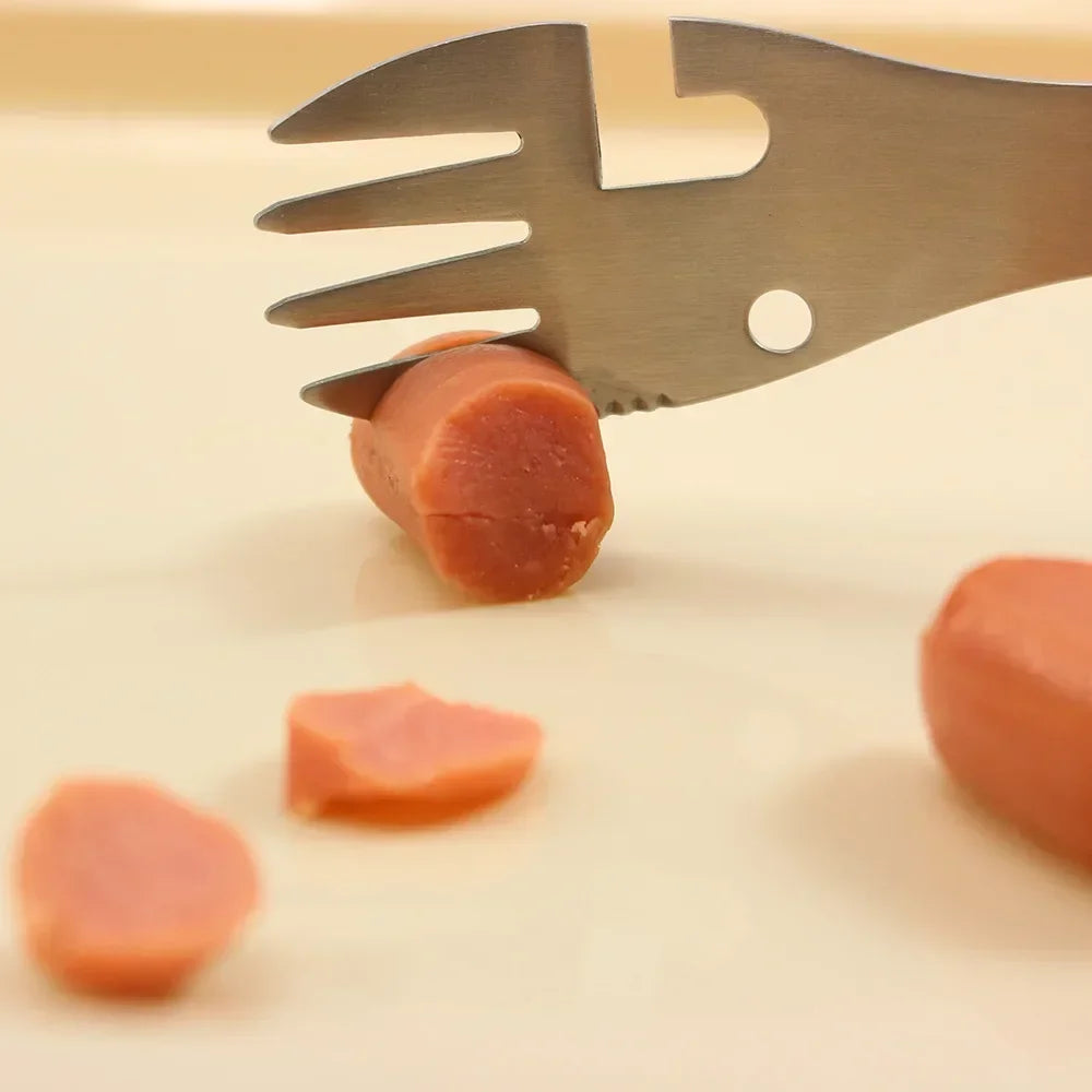 5-in-1 Outdoor Survival Multi-tool – Compact & Practical Camping Essential