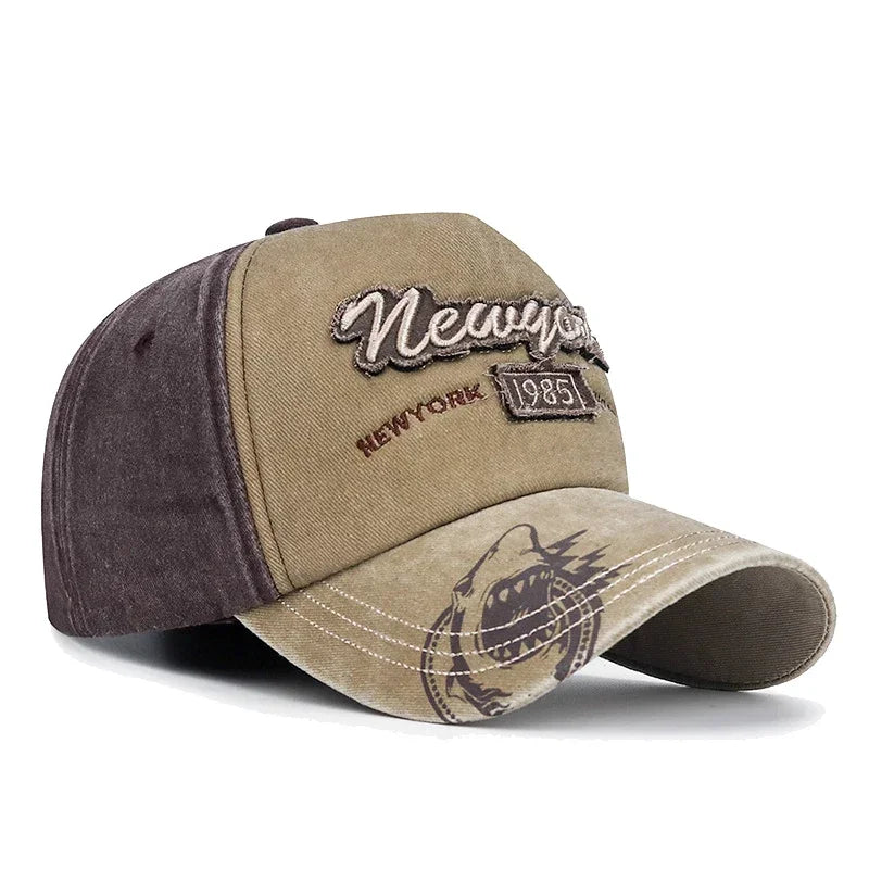 Fashionable Unisex Distressed Denim Style Baseball Cap – 6 Colors Available