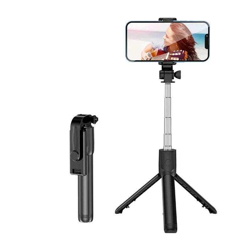 Telescopic Selfie Stick & Portable Tripod with Bluetooth Remote (700mm)