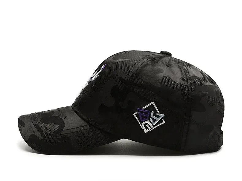 Unisex Luxury Embroidered Baseball Cap - Deer Motif