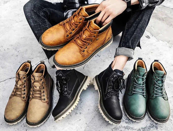 Men’s Retro Boots – Stylish Comfort for Autumn & Winter