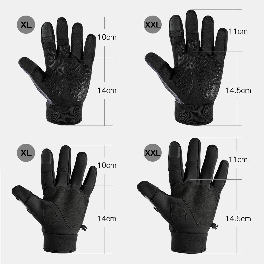 Unisex NOEBY Winter Fishing Gloves – Full Finger/Three Finger Anti-Slip Gloves
