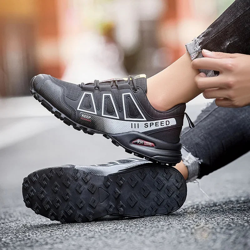 Men’s Hiking Running Shoes – Breathable Outdoor Trainers / Sneakers