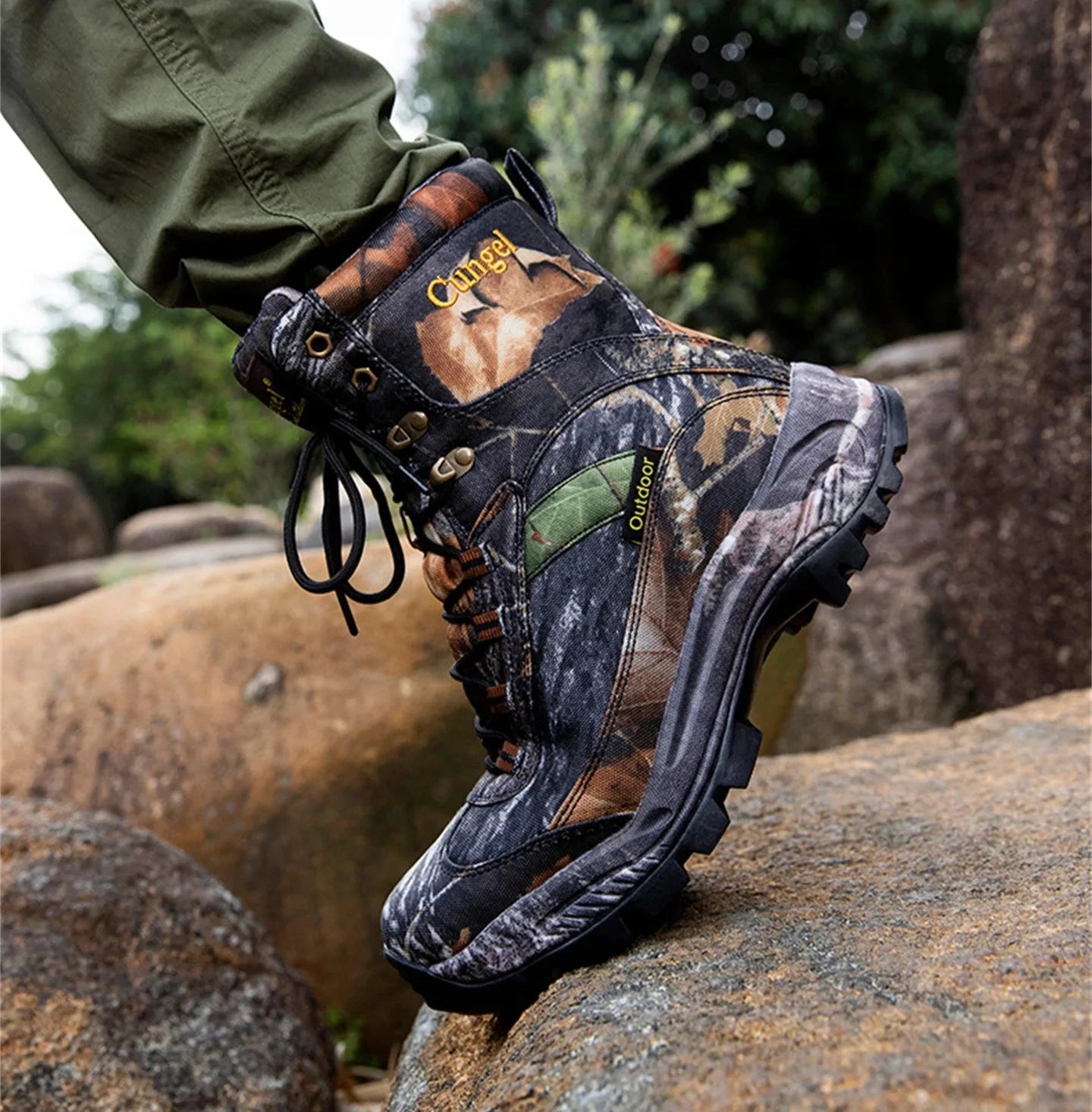 Men's High Top Camouflage Hunting Boots – Your Ultimate Outdoor Companion