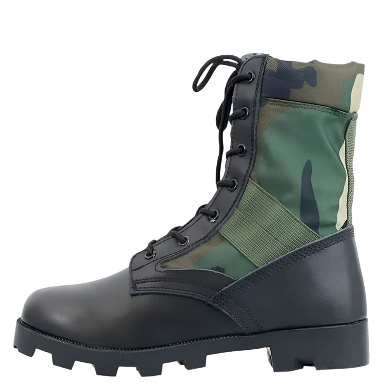 Tactical High-Top Boots – Shock-Absorbing and Durable for Outdoor Adventures