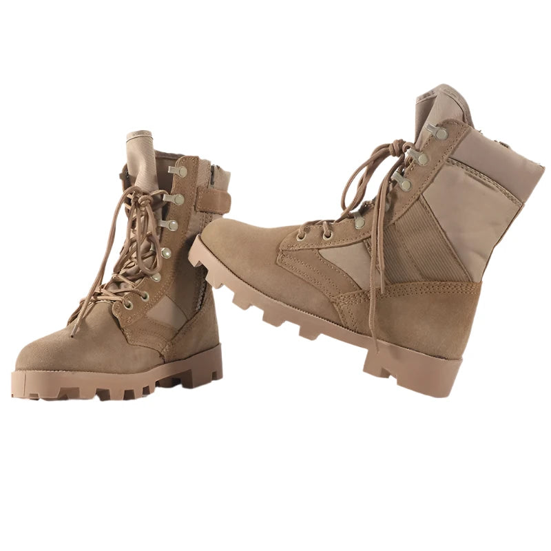 Tactical High-Top Boots – Shock-Absorbing and Durable for Outdoor Adventures
