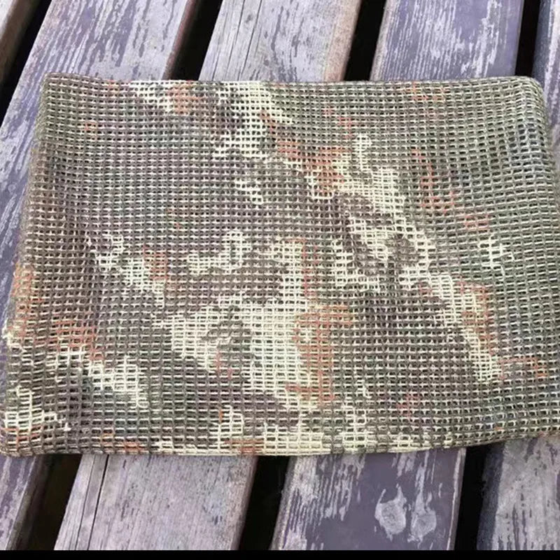 Military Tactical Scarf - Camo Mesh Hunting
