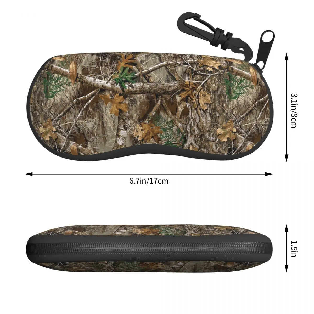 Soft Camouflage Sunglasses Case