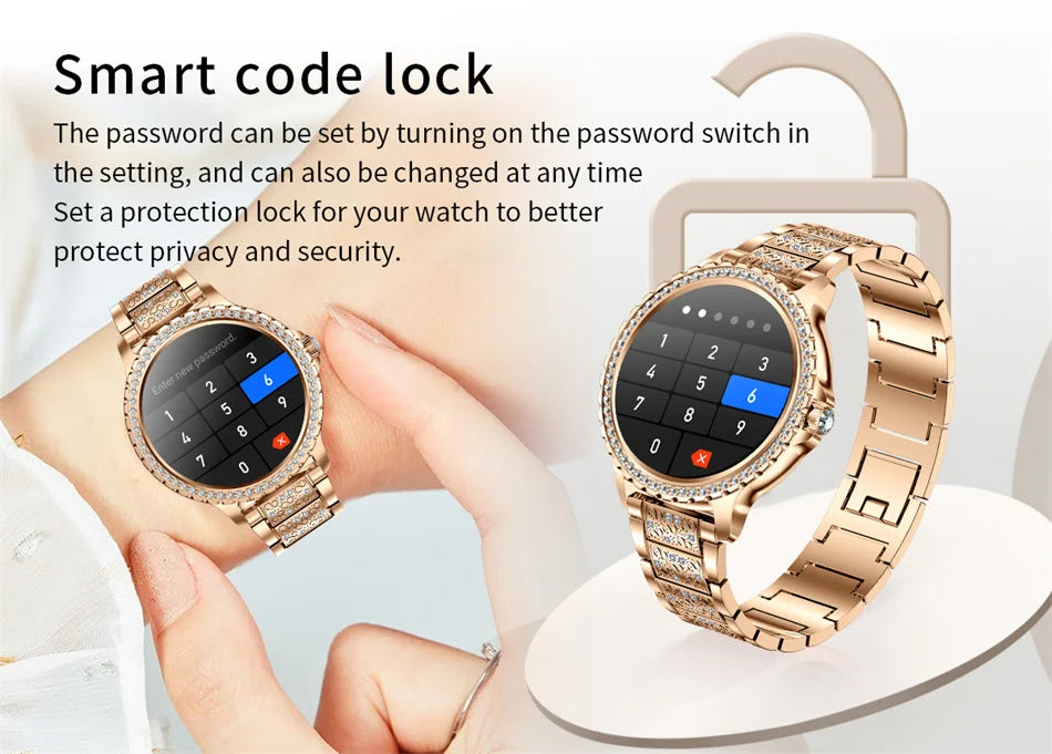 Smart Watch with Heart Rate & Blood Oxygen Monitoring – Stylish Bracelet