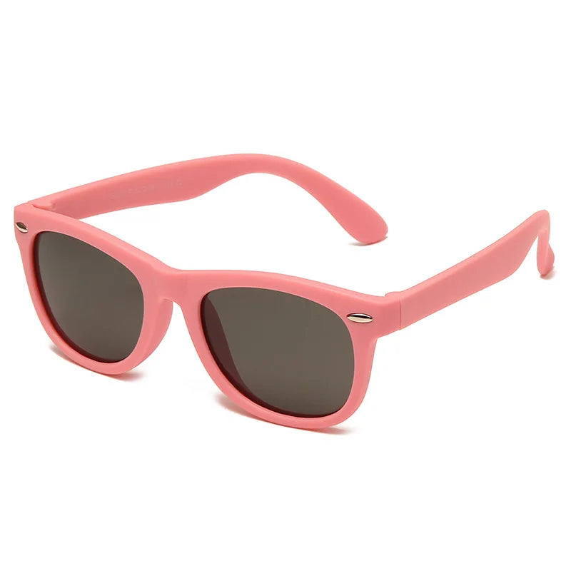 Classic Kids Silicone Sunglasses – Durable UV400 Protection for Boys & Girls