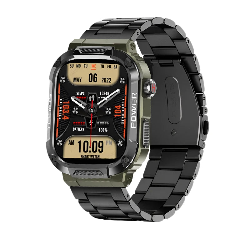 2024 Military-Grade Smartwatch – Rugged, Waterproof, and Ready for Action