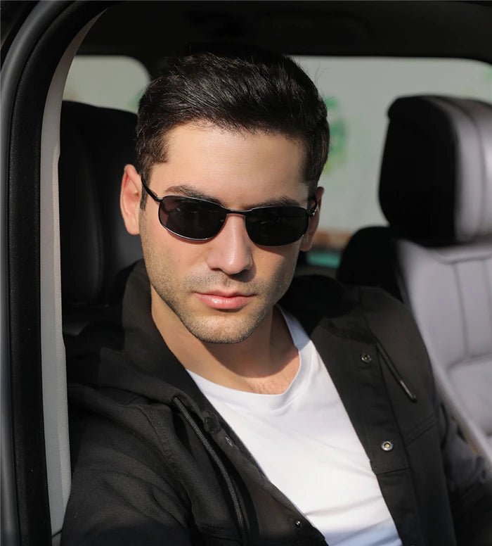 Polarized Men's Sunglasses casual Black-Grey