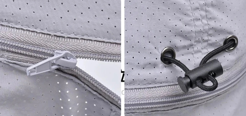 Men’s Quick-Drying Baseball Cap with Detachable Neck Protection – Ultimate Sun Protection with UPF 50+