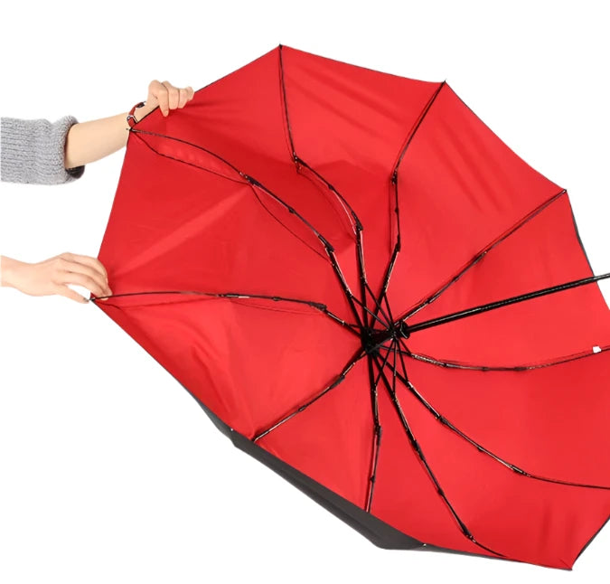 Windproof Double Layer Umbrella, Fully Automatic and Wind Resistant