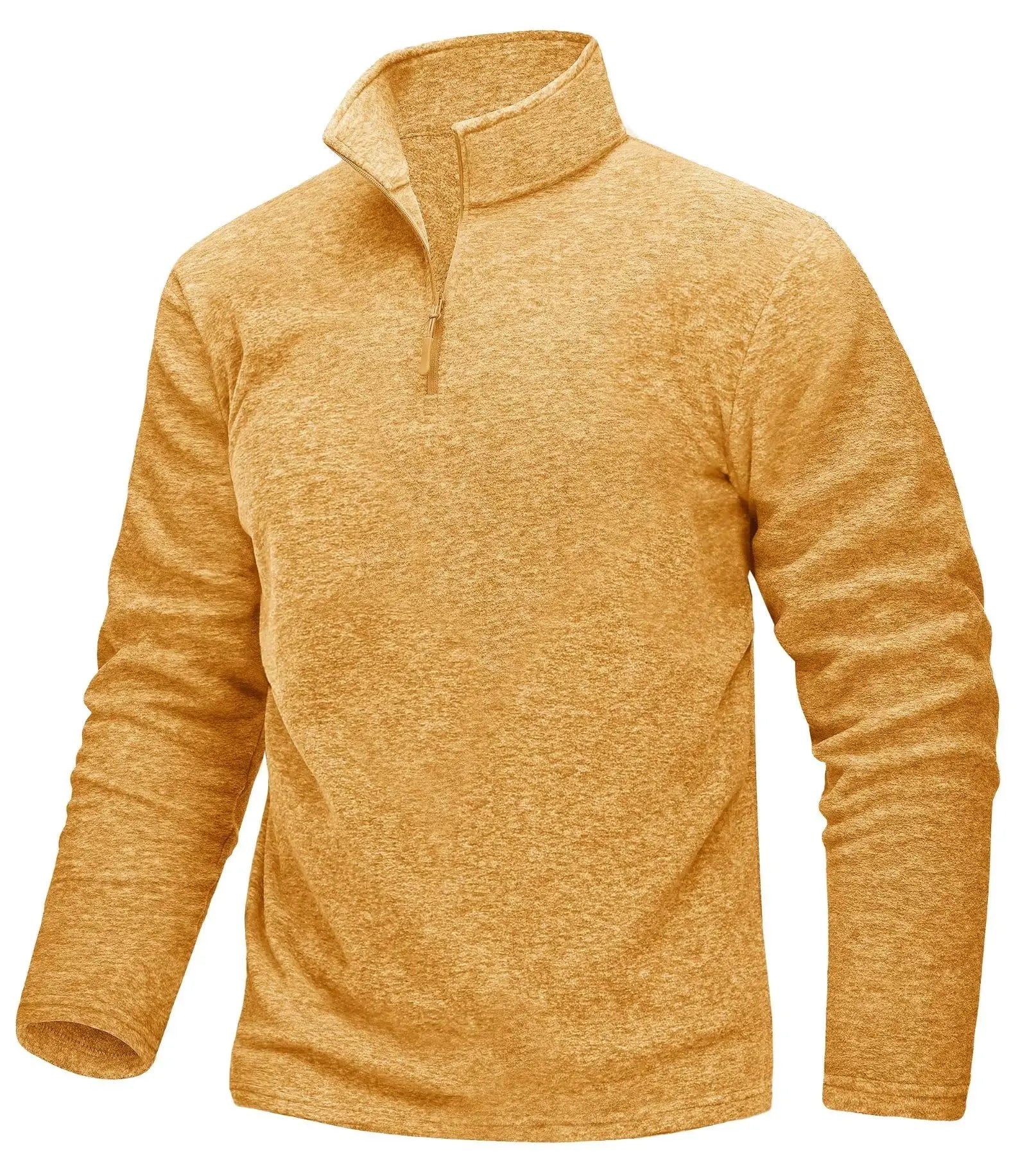 Men's 1/4 Zipper Fleece Pullover – Perfect for Spring Adventures