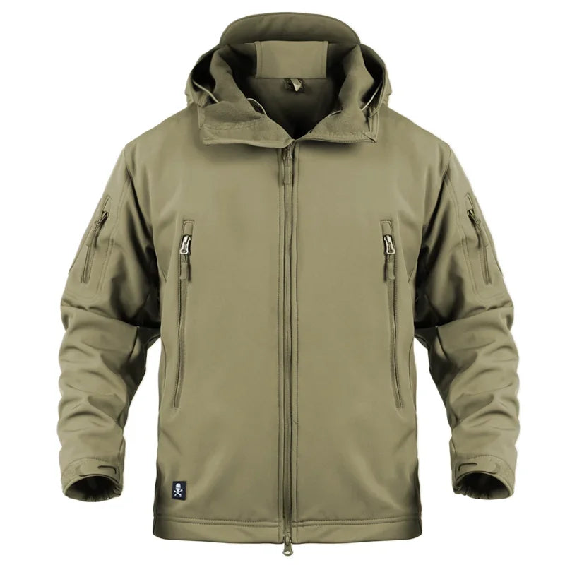 Men's High-Quality Soft Shell Hooded Coat