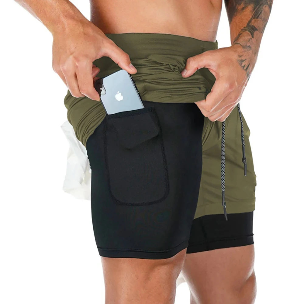 Men's 2-in-1 Running Shorts – Performance, Comfort, and Functionality in One