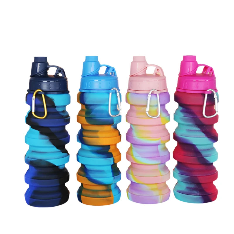 Portable Silicone Folding Water Cup – Lightweight & Camouflage Design