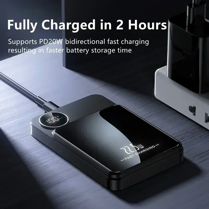Magnetic Wireless 30,000mAh Power Bank