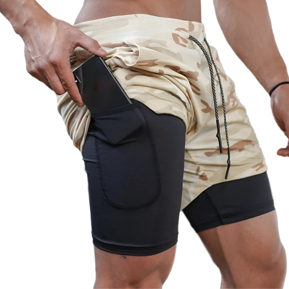 Men's 2-in-1 Running Shorts – Performance, Comfort, and Functionality in One