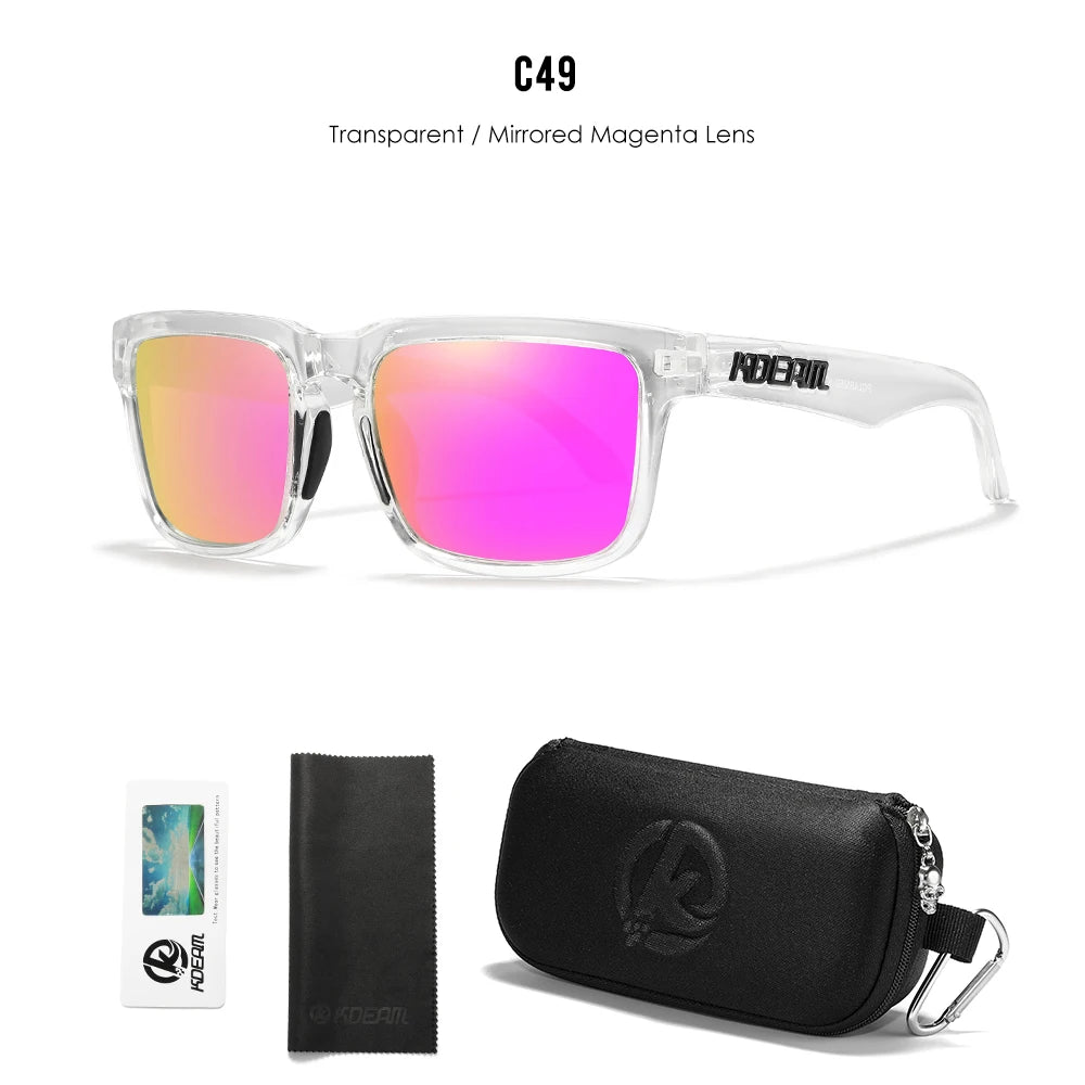 Polarized Square Sunglasses – Stylish & Durable for Men and Women