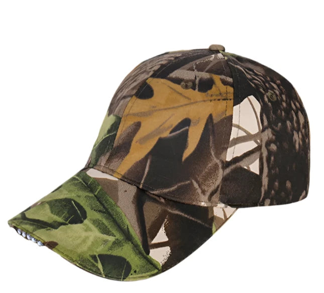 Trendy Induction LED Light Baseball Cap | USB Rechargeable Luminous Sport Hat for Night Activities