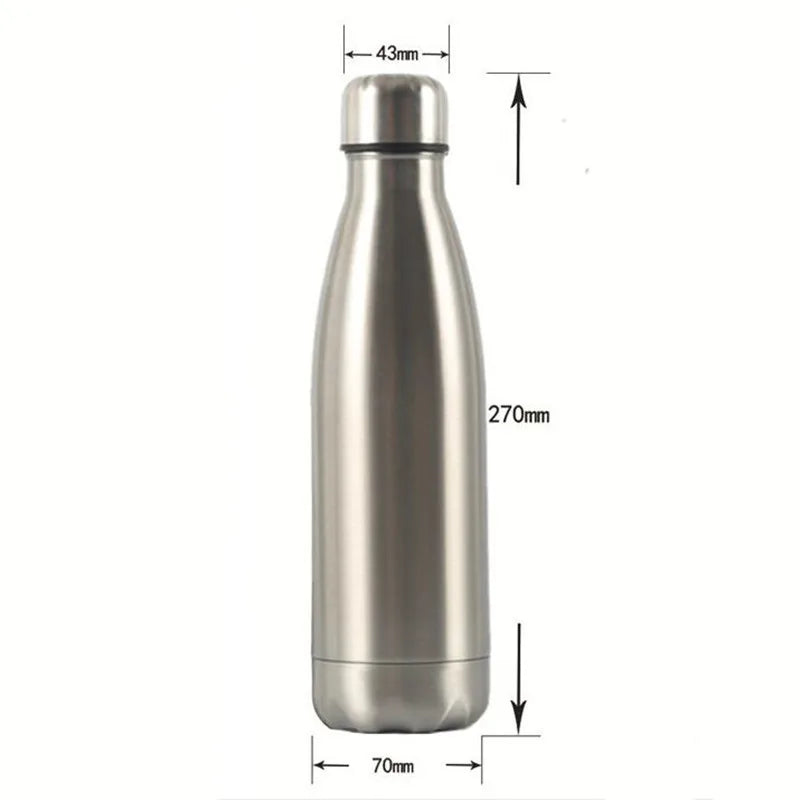 Stainless Steel Thermos Vacuum Insulated Bottle - 500ml