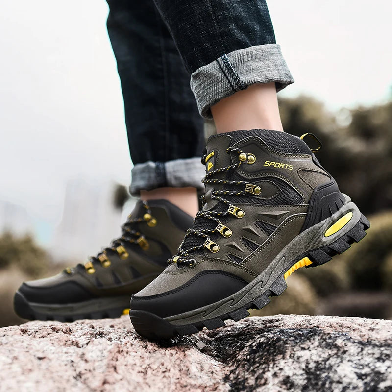 Unisex Hiking Shoes – Wear-Resistant, Winter-Ready Trekking Sneakers