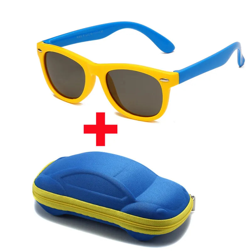 Classic Kids Silicone Sunglasses – Durable UV400 Protection for Boys & Girls