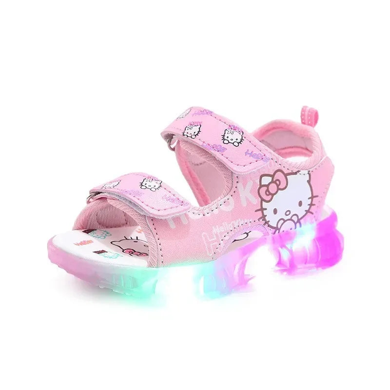 Hello Kitty LED Light Sandals – Cute & Comfy Summer Shoes for Toddlers