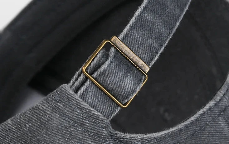 Bull Head Embroidered Distressed Baseball Cap – Unisex, Adjustable Style