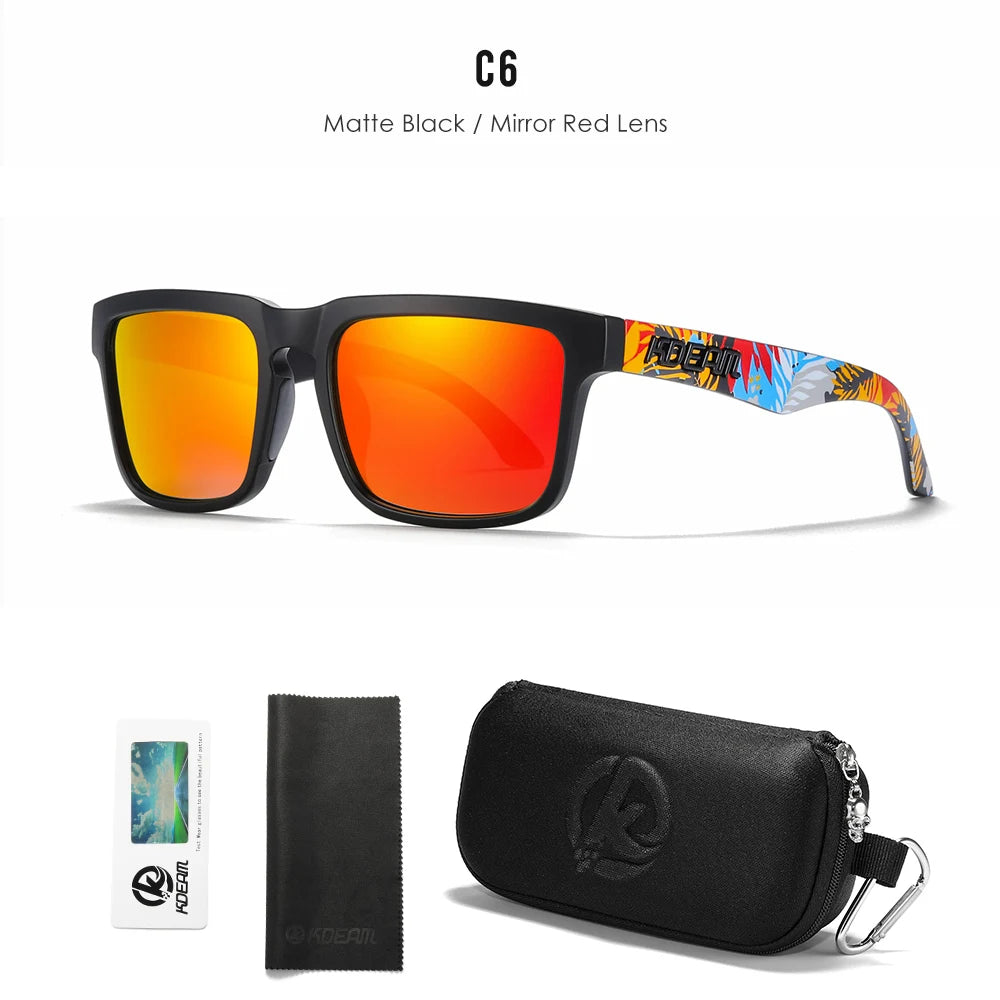 Polarized Square Sunglasses – Stylish & Durable for Men and Women