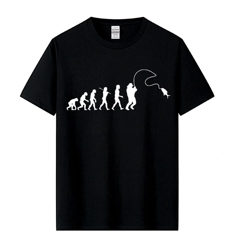 Evolution Fishing T-Shirt | Funny Fish Joke Tee