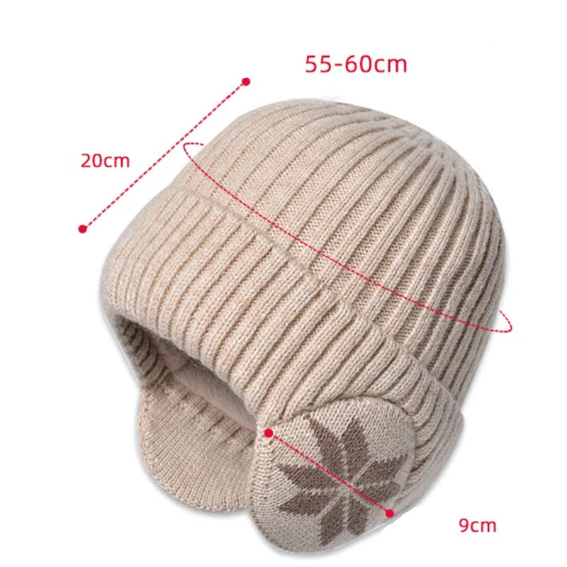 Winter Men’s Warm Knitted Woolen Hat – Ultimate Ear Protection Beanie