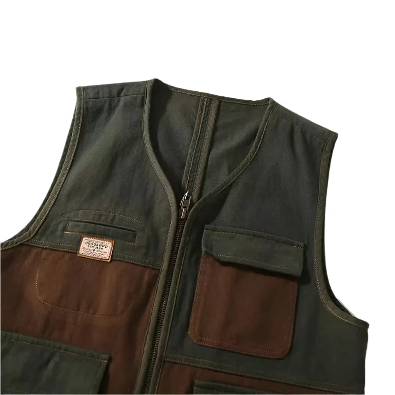 Heavyweight Fishing / Shooting Vest, Multiple Pockets with Zipper - High Quality