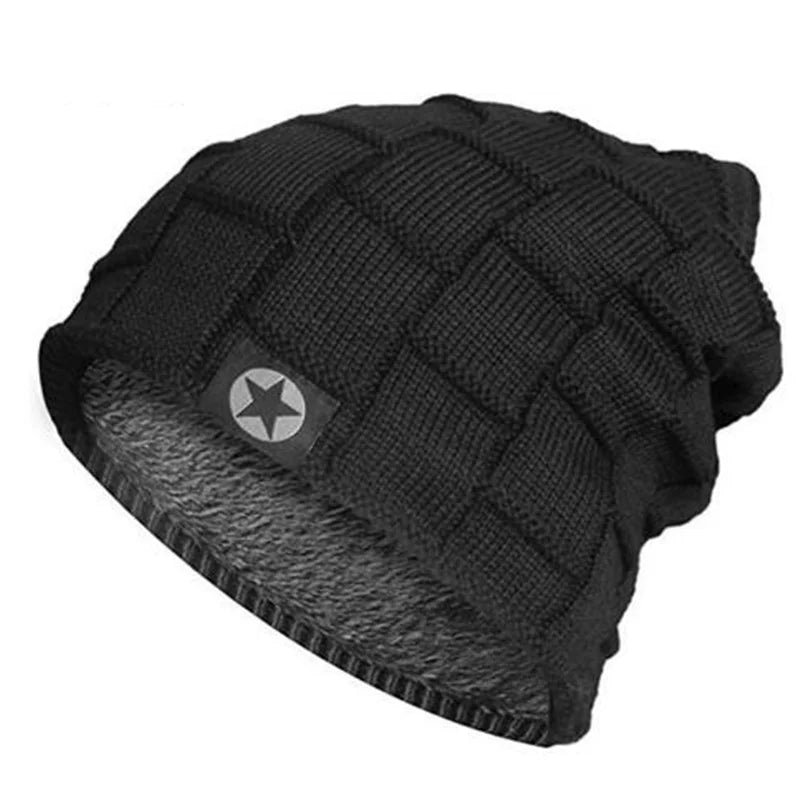 Unisex Fleece-Lined Winter Beanie – Thick & Soft Knit Hat for Ultimate Warmth