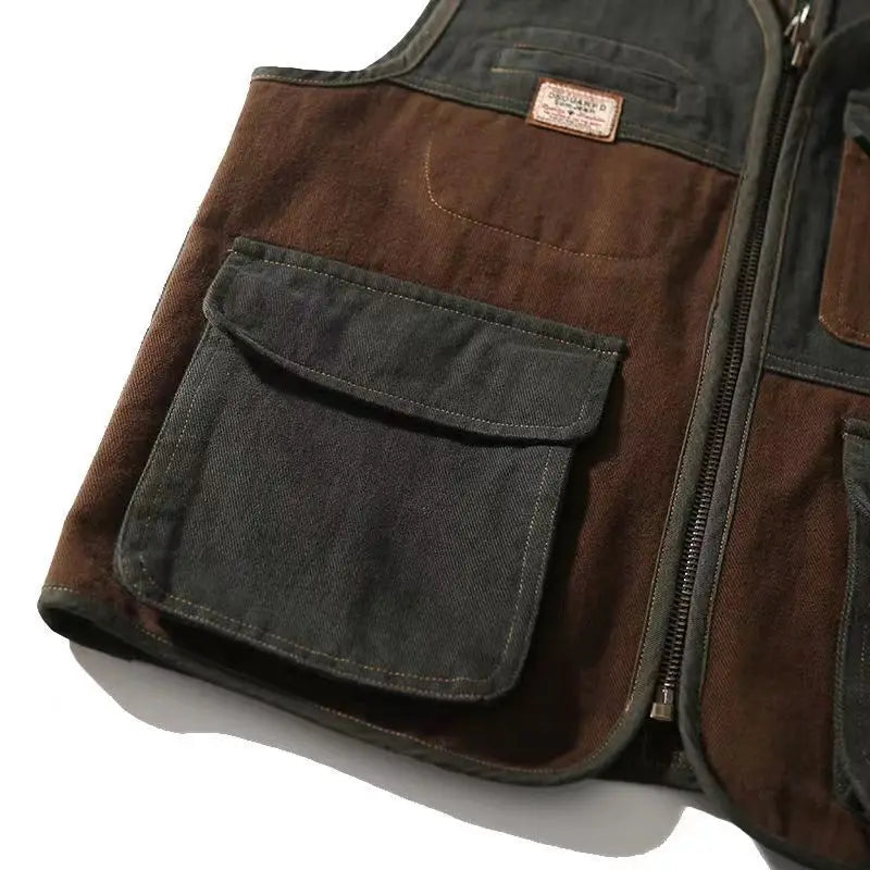 Heavyweight Fishing / Shooting Vest, Multiple Pockets with Zipper - High Quality