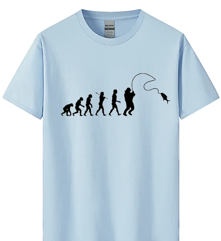 Evolution Fishing T-Shirt | Funny Fish Joke Tee