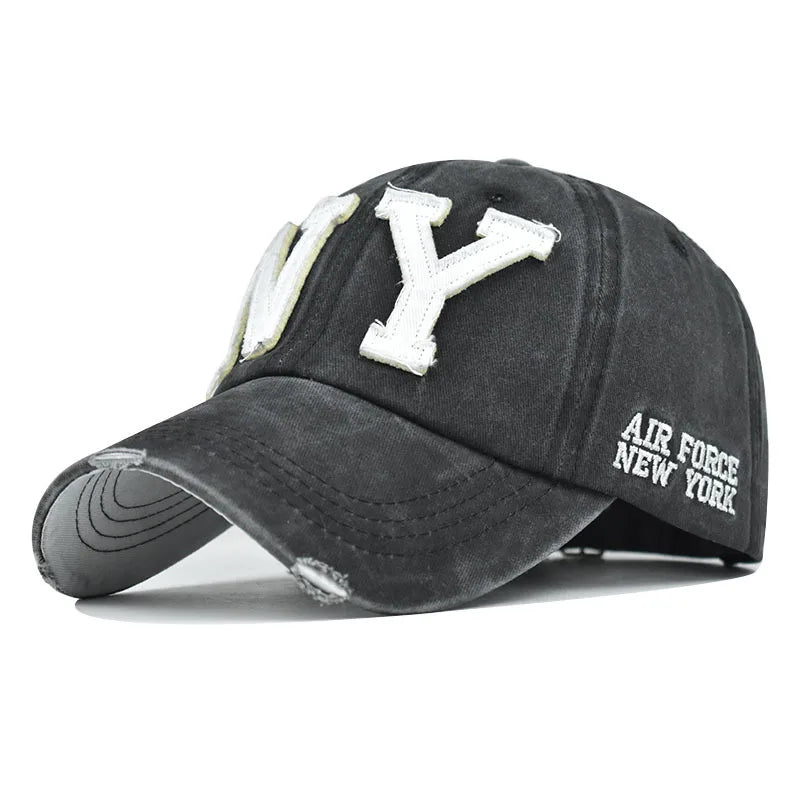 Retro-Style New York Snapback Baseball Cap