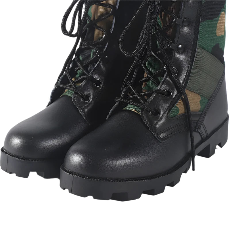 Tactical High-Top Boots – Shock-Absorbing and Durable for Outdoor Adventures