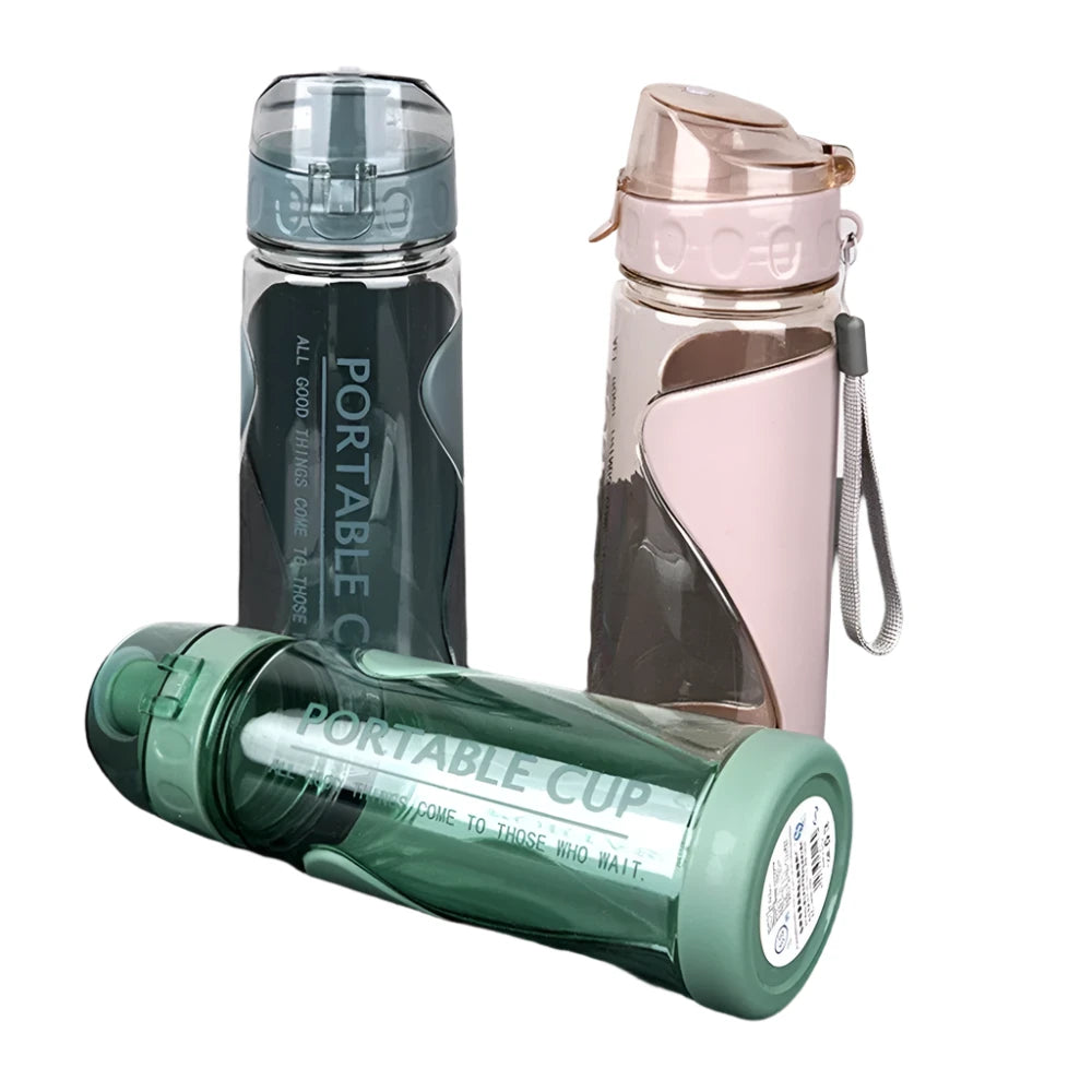 570ML BPA-Free Plastic Water Bottle – Lightweight and Portable